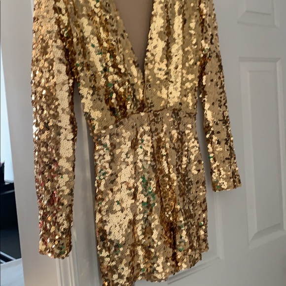 Custom gold sequin jumpsuit (Not included in Discount offer - Picture 6 of 16